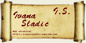 Ivana Sladić vizit kartica